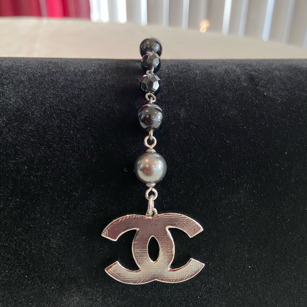 Chanel Black and Gray bracelet
